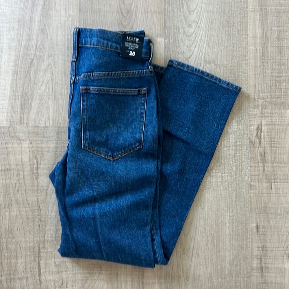 J. Crew Essential Straight Jeans